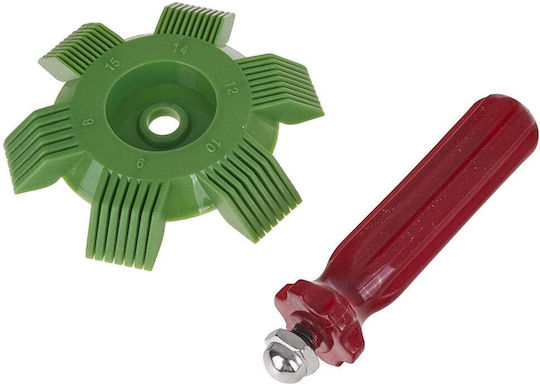 Set de Unelte pentru Îndreptat Aripioarele Radiatorului și Condensatorului Geko 6 Piepteni de Dimensiuni Diferite Mâner Ergonomic