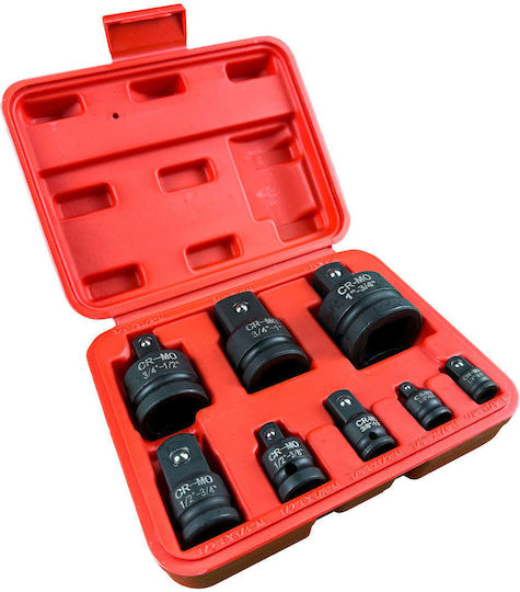 Impact Adapter Set Impact Sockets 8 Pcs Gebo Tools
