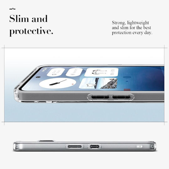 Spigen Ultra Hybrid Umschlag Rückseite Silikon / Kunststoff 2mm Transparent (Nothing Phone (3a))