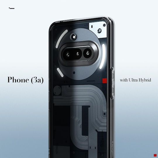 Spigen Ultra Hybrid Umschlag Rückseite Silikon / Kunststoff 2mm Transparent (Nothing Phone (3a))