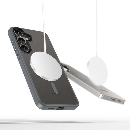 Tech-Protect Magmat Back Cover Silicone / Plastic Gray (Galaxy S25)
