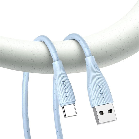 Usams Series USB 2.0 Cable USB-C male - USB-A 18W Πράσινο 1m SJ714USB02