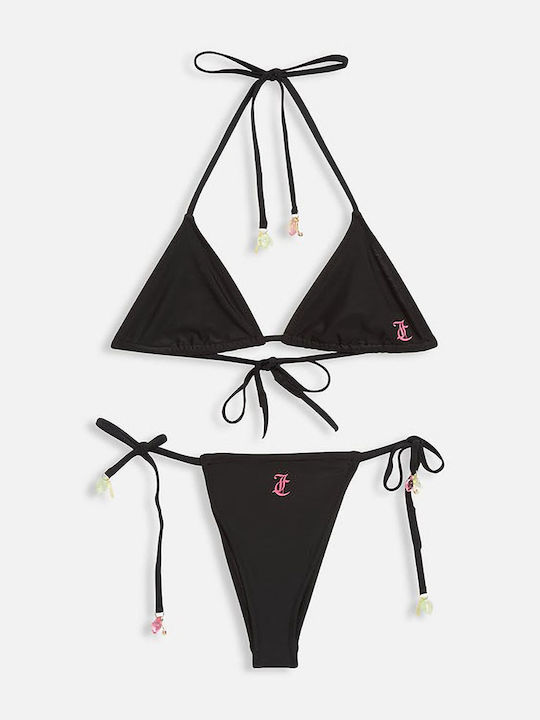 Bikini Set Triangle & Brazil Black