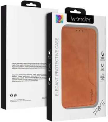 Wonder Wallet Piele artificială / Piele Maro (Xiaomi Redmi 12)
