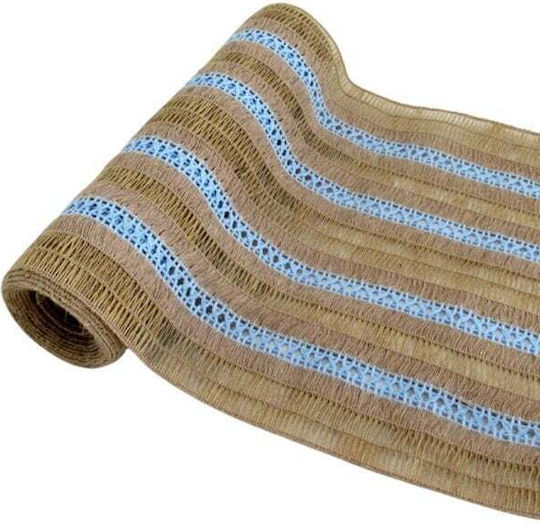 Dekorationsstoff Sackleinen 28x500cm Blue - Blue - Blue