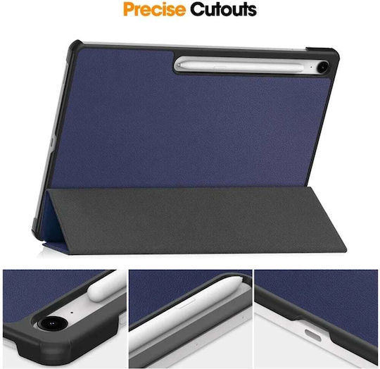 Techsuit Foldpro Флип капак Син (Samsung Galaxy Tab S10 FE Plus)