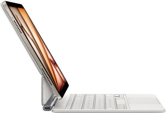 Apple Magic Keyboard Flip Cover Ελληνικά Λευκή (iPad Air 11" 2024/2025/2026)