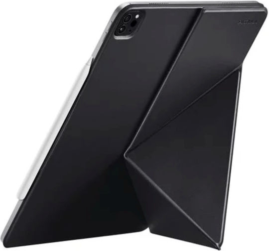 Husă Pitaka Folio 2 Compatibilă cu iPad Pro 12.9 Inch 2018 2020 2021 2022 iPad Air 13 Inch 2024 Negru