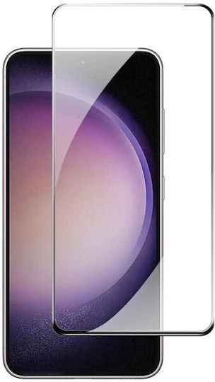 0.2mm Vollflächig gehärtetes Glas Schwarz (Samsung Galaxy S23FE 5G)