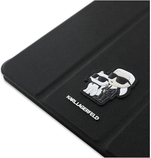 Karl Lagerfeld Karl & Choupette Flip Cover Μαύρη (iPad Air 13" 2024)