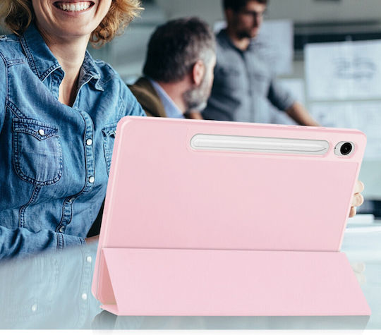 Techsuit Флип Капак Розов Samsung Galaxy Tab S9 FE