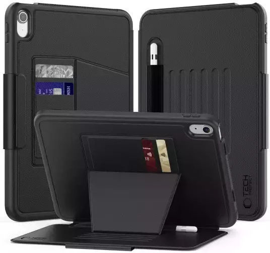 Tech-Protect Sc Pen Флип капак Устойчив Черен (iPad 10.9” 10/2022, iPad 11” 11/2025)
