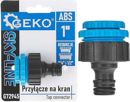 Faucet Hose Connector 3/4" 1/2" Reduction Sky-line Geko G72945