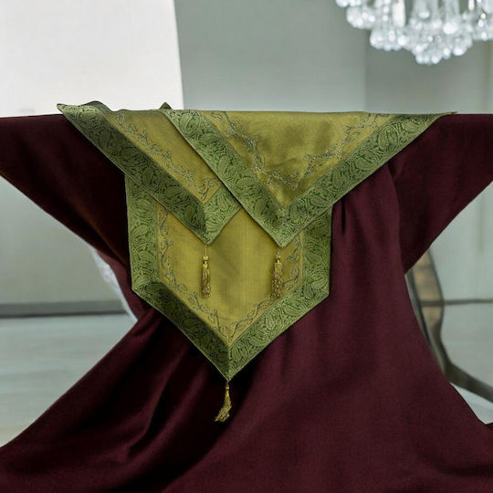 Linea Home Кариран Подредба 4бр 6/110 Emerald 100x100бр
