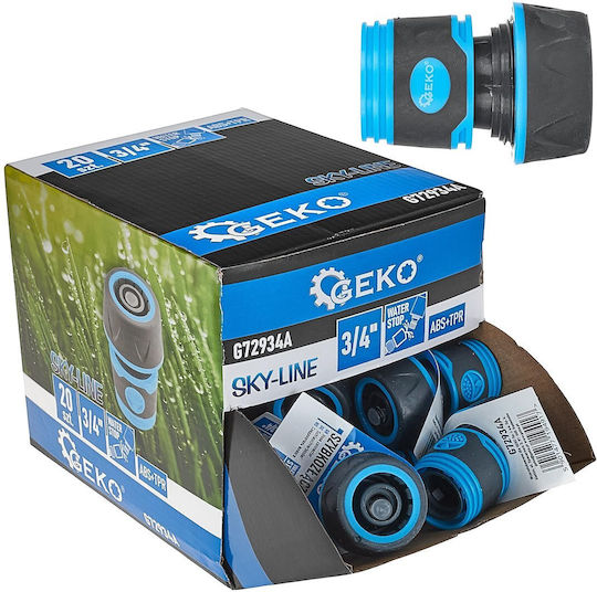 Wasserstopp-Schlauchanschluss-Set Sky-line 3/4" 20 Stück Geko G72934a