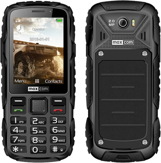 MaxCom Strong MM920L Single SIM Telefon robust cu butoane Negru