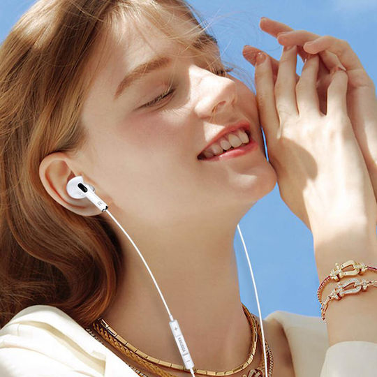 KSC-727 In Ear Handsfree Слушалки с USB-C Щепсел Бели
