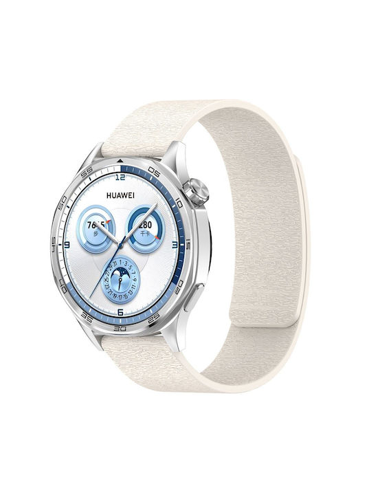 Techsuit Λουράκι Μπεζ (Huawei Watch GT4/GT5 41mm / GT5 Pro 42mm)