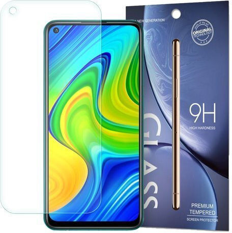 Hurtel 2.5D Full Glue Tempered Glass Redmi Note 9