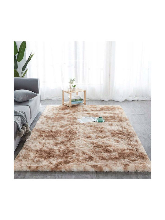 Strado Covor Rectangular Shaggy Bej