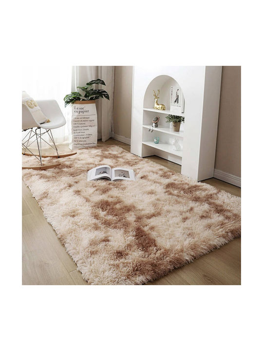 Strado Covor Rectangular Shaggy Bej