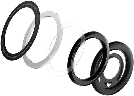 Spigen Dual Pop MagSafe Ring Holder Κινητού σε Μαύρο χρώμα