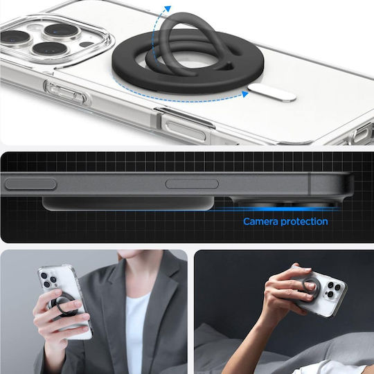 Spigen Dual Pop MagSafe Ring Holder Κινητού σε Μαύρο χρώμα