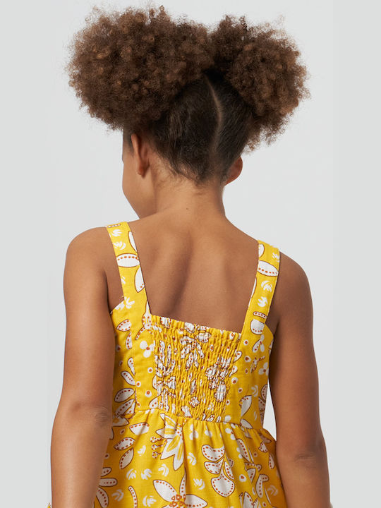 Kinderkleid Ärmellos Fuchsie