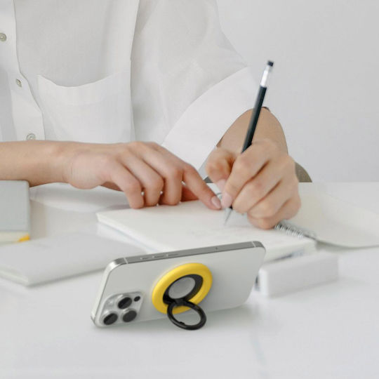Spigen Nano Pop Magsafe Desk Stand for Mobile in Yellow color