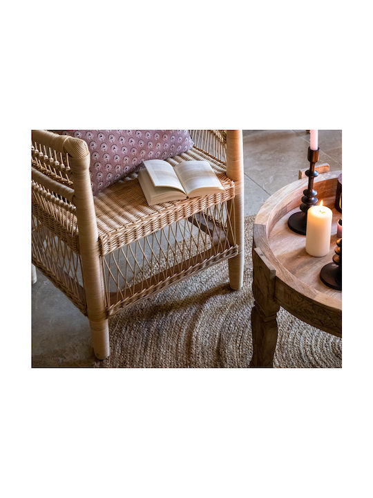 A-S Natural Covor Rotund Din paie Jute
