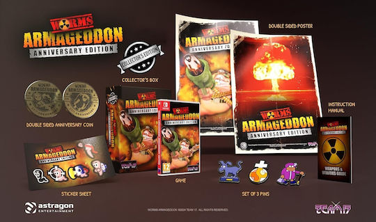 Worms Armageddon Jahrestag Edition Switch-Spiel