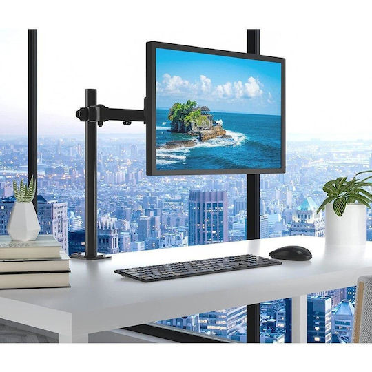 Techly Стойка Монитор до 32" с Рамо Сребриста (ICA-LCD-503BK)