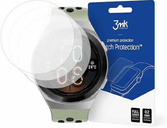 3MK Full Coverage Screen Protector for the Huawei Watch GT 2e 3pcs