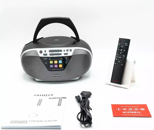 Aiwa Φορητό Ηχοσύστημα με USB / Bluetooth Μαύρο