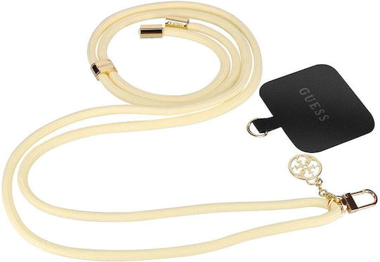 Guess CBDY Cord Nylon Metal Charm Neck Strap for Mobile Phones Pink