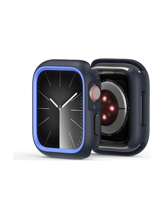 Dux Ducis Case Plastic Case in Blue color for Apple Watch Series 10 46 mm