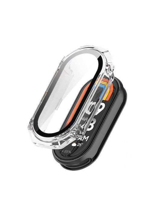 Techsuit Defense360 Pro Πλαστική Θήκη με Τζαμάκι σε Διάφανο χρώμα για Smart Band 8