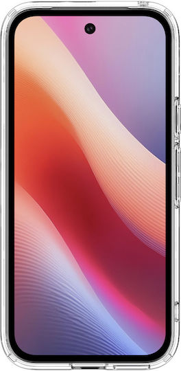 Spigen Ultra Hybrid Metal Ring (MagFit) Back Cover Silicon / Plastic 2mm Clear White (Google Pixel 9a)