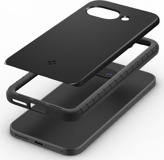 Spigen Thin Fit (MagFit) Back Cover Silicone / Plastic 1.55mm Black (Google Pixel 9a)
