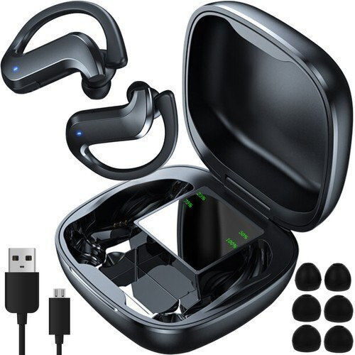 Izoxis 22592 In-ear Bluetooth Handsfree Căști cu Carcasă de Încărcare Negru