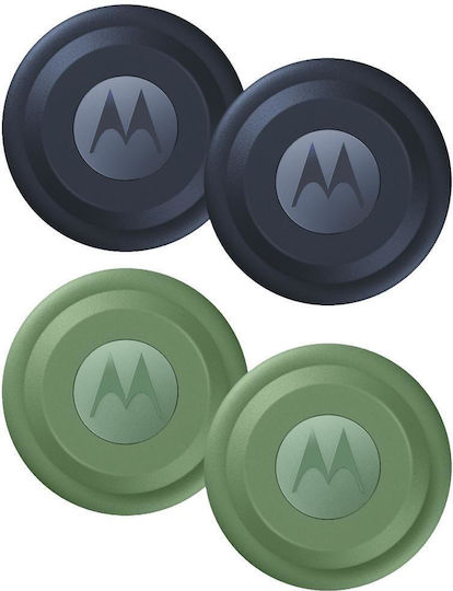 Motorola Moto Tag Nano Google Find My Device Tracker Jade Green, Midnight blue 4pcs