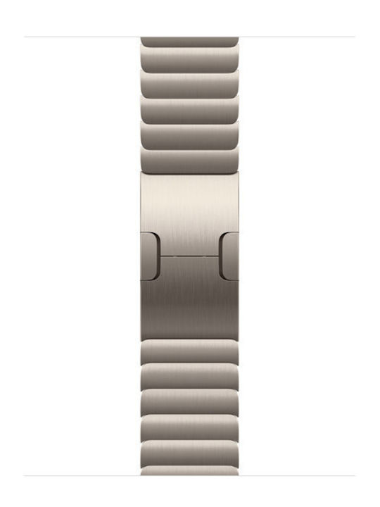 Apple Natural Link Bracelet Kit Stecknadeln Beige (Apple Watch 46 mm)