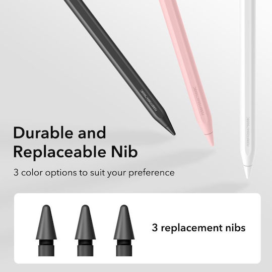 ESR Geo Digital Touch Stylus with Palm Rejection for iPad in Black color