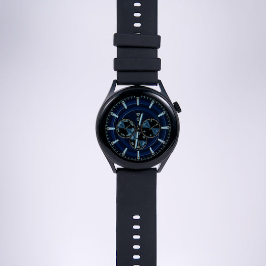 Alfa Care Kepler S25 Aluminium Smartwatch with Heart Rate Monitor (Black)
