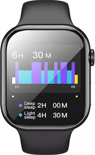 Hoco Y30 Aluminium Smartwatch με Παλμογράφο (Μαύρο)