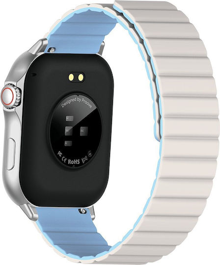 Proove Humble Smartwatch με Παλμογράφο (Ασημί)