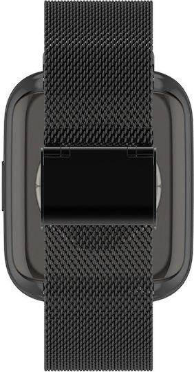 Forever ForeVigo 4 Smartwatch with Heart Rate Monitor (Black)