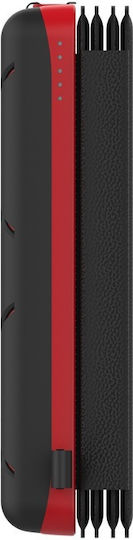 Wonder WX10S Solar Power Bank 10000mAh mit 2 USB-A Anschlüssen und USB-C Anschluss Schwarz