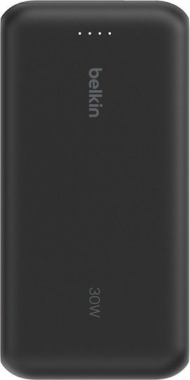 Belkin BPB024hqBK Power Bank 20000mAh 30W Μαύρο