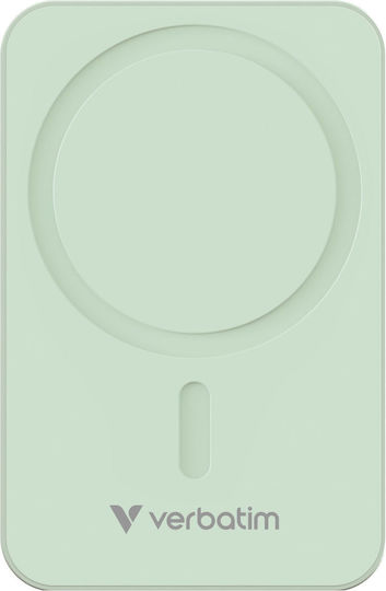 Verbatim Charge 'n' Go MagSafe Power Bank 20000mAh 35W with USB-C Port Power Delivery Green